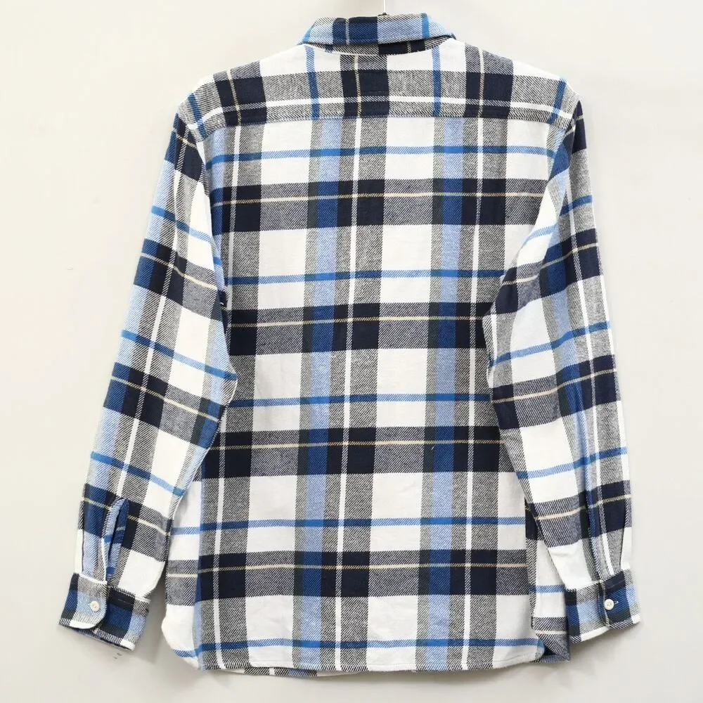 Levi's Men's Relaxed Fit Plaid Flannel Buttondown Shirt Long Sleeve BlueM 289997